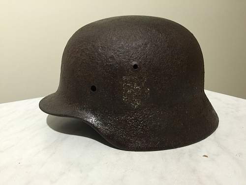 Gren.Rgt.595 ID'd Helmet