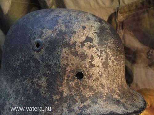 M40 helmet - no decal - maybe white camo?