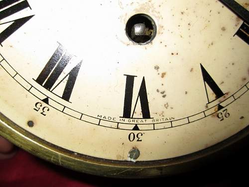 Smiths Ships Clock WW2