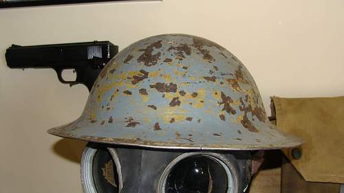 Restoration of an British MKII helmet