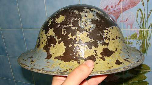 Restoration of an British MKII helmet