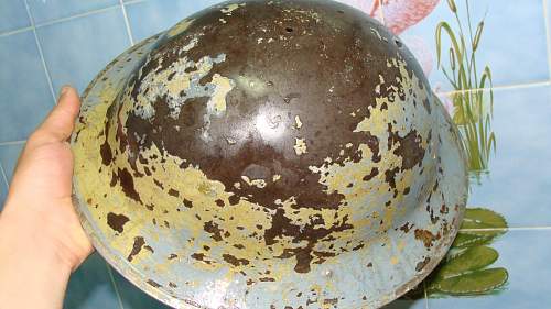 Restoration of an British MKII helmet