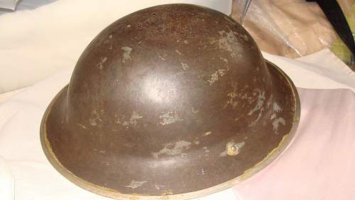 Restoration of an British MKII helmet