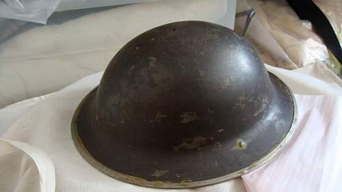 Restoration of an British MKII helmet