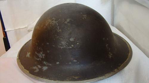 Restoration of an British MKII helmet