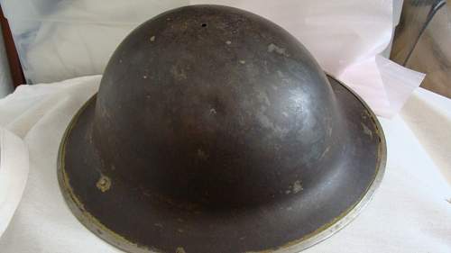 Restoration of an British MKII helmet