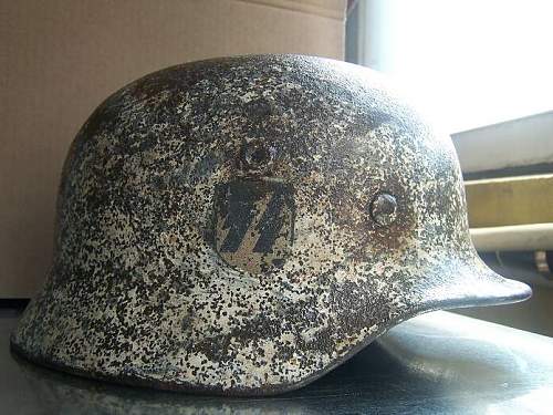 M40 SS Winter camo helmet cleaning