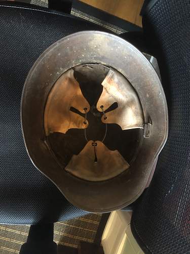 World War One Austrian Helmet - Advice on removing and replacing original split pins