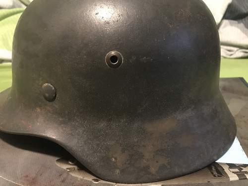 My new M35 SD LW helmet completed with originsl parts