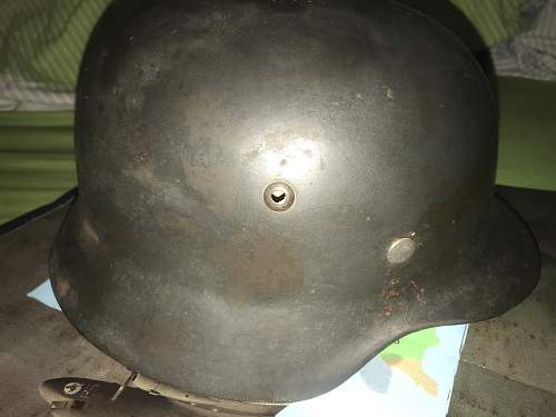 My new M35 SD LW helmet completed with originsl parts