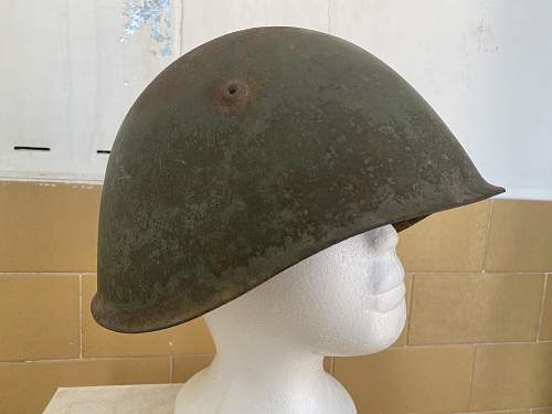 Restoration of a M33 Relic Helmet from Sicily 1943