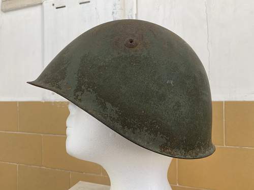 Restoration of a M33 Relic Helmet from Sicily 1943
