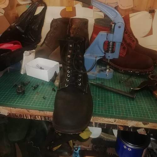 M37 low ankle boots restoration