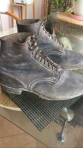 M37 low ankle boots restoration