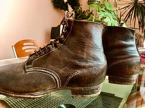 M37 low ankle boots restoration