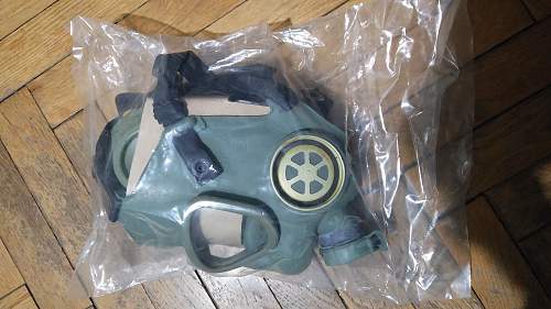 Damaged rubber on gas masks
