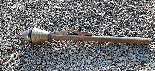 Restoring a Panzerfaust