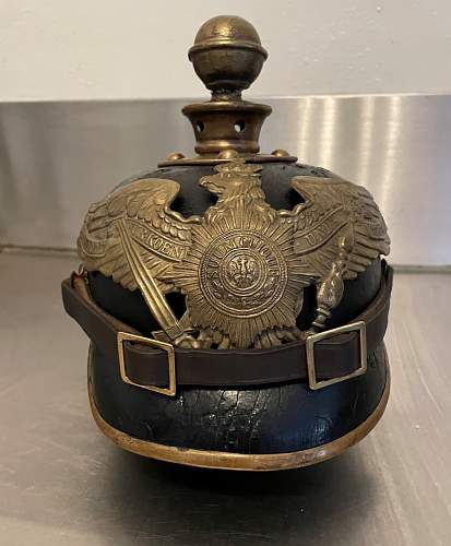 Restoring a Pickelhaube.