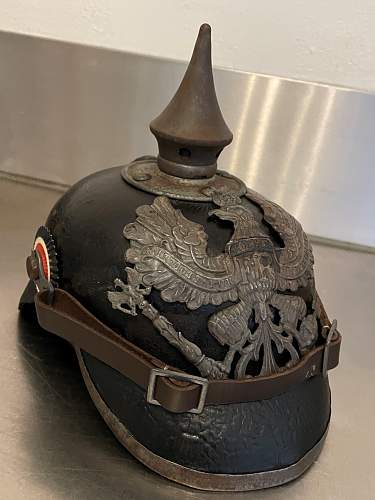 Restoring a Pickelhaube.