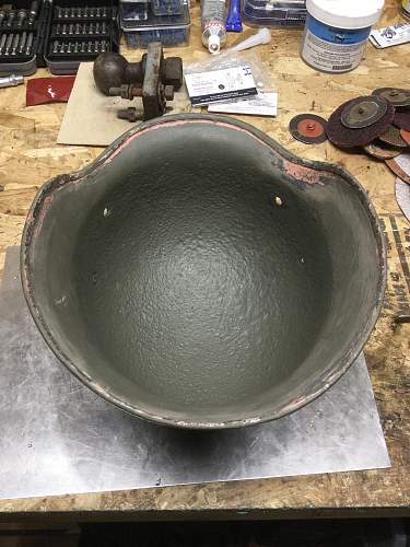 M40 helmet restoration