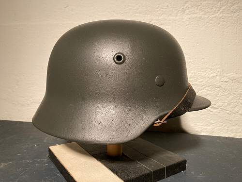 M40 Stahlhelm ET64 #1435 restoration