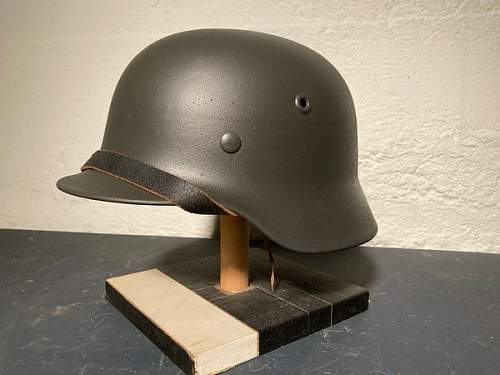 M40 Stahlhelm ET64 #1435 restoration