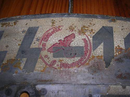 SS motorcycle Plate