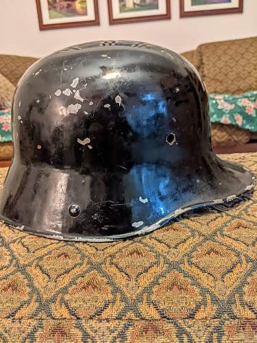 Quist M-16 Helmet restore &amp; factory Graugrün recipe question