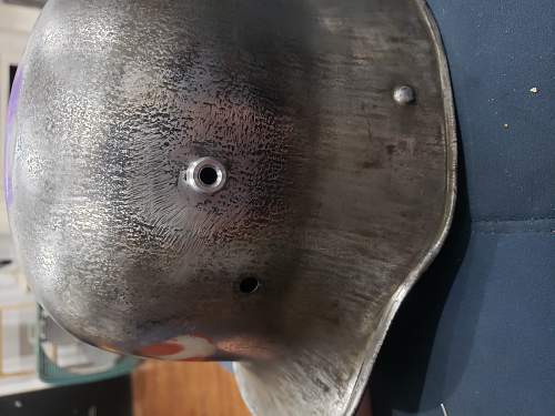 Quist M-16 Helmet restore &amp; factory Graugrün recipe question