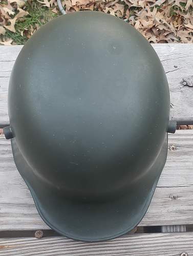 Quist M-16 Helmet restore &amp; factory Graugrün recipe question