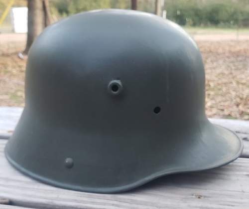 Quist M-16 Helmet restore &amp; factory Graugrün recipe question