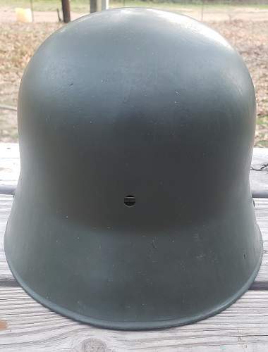 Quist M-16 Helmet restore &amp; factory Graugrün recipe question