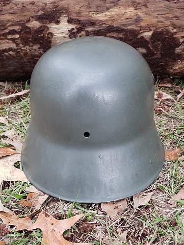 Quist M-16 Helmet restore &amp; factory Graugrün recipe question