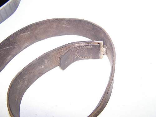 German ww1 belt restoring