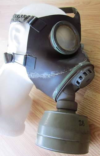 how do i preserve and glue brittle latex/plastic ? (gasmask)
