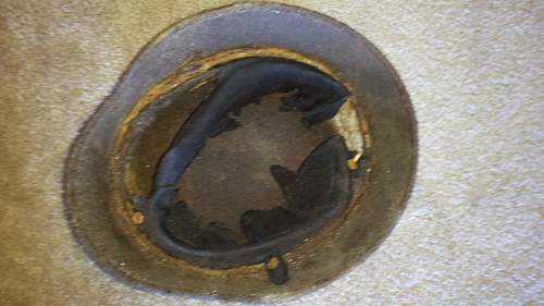 relic helmet rust removal