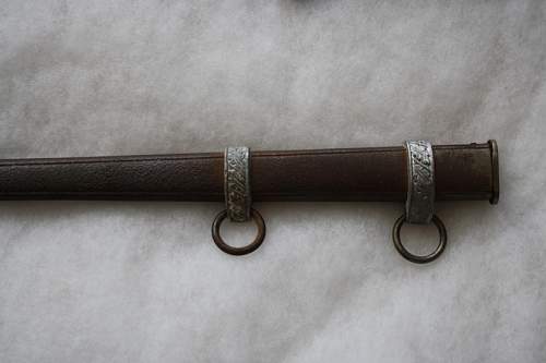 &quot;restoration&quot; of a rusty luftwaffe scabbard