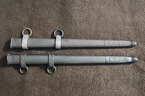 &quot;restoration&quot; of a rusty luftwaffe scabbard