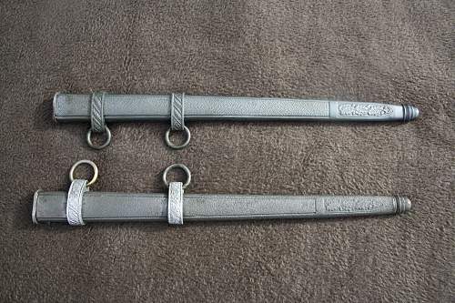 &quot;restoration&quot; of a rusty luftwaffe scabbard