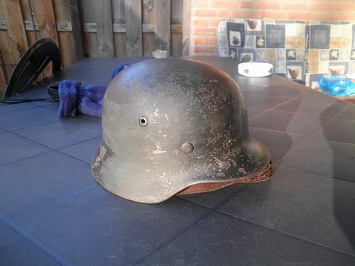M35 post war re-issued post war Black Helmet