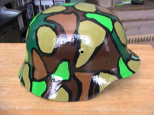 M35 helmet nice paint job
