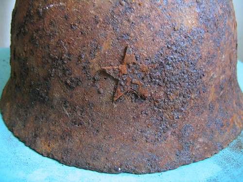 Rusty Japanese Helmet / Help!!/ How to preserve??