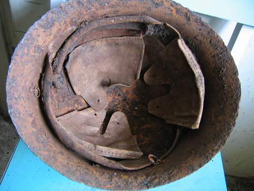 Rusty Japanese Helmet / Help!!/ How to preserve??