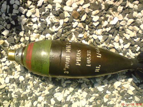 3in mortar round restoration