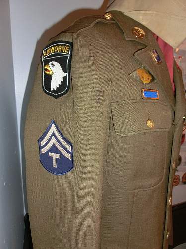 Rebuilt my Grandfathers 101st Airborne uniform.