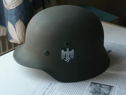 M40 - first helmet, restored (sorry!)