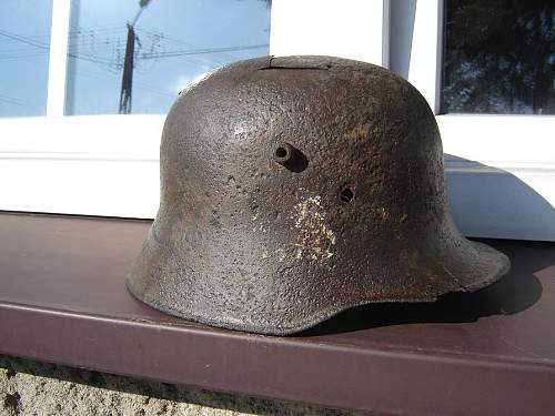 Danzig Police M18 helmet -ground dug