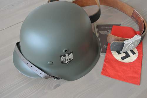 My M42 helmet from POLAND.