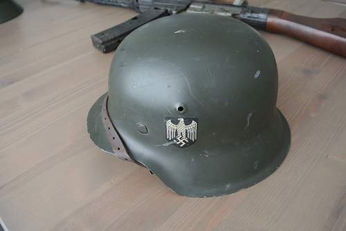 My M42 helmet from POLAND.