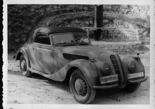 German vehicle Feldgendarmerie plate